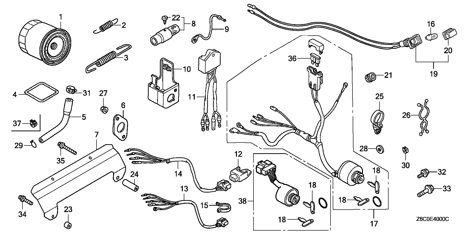 どんページ Parts for Engines GX GX620 GX620U1 QXW4 GCARK-1000001-9999999