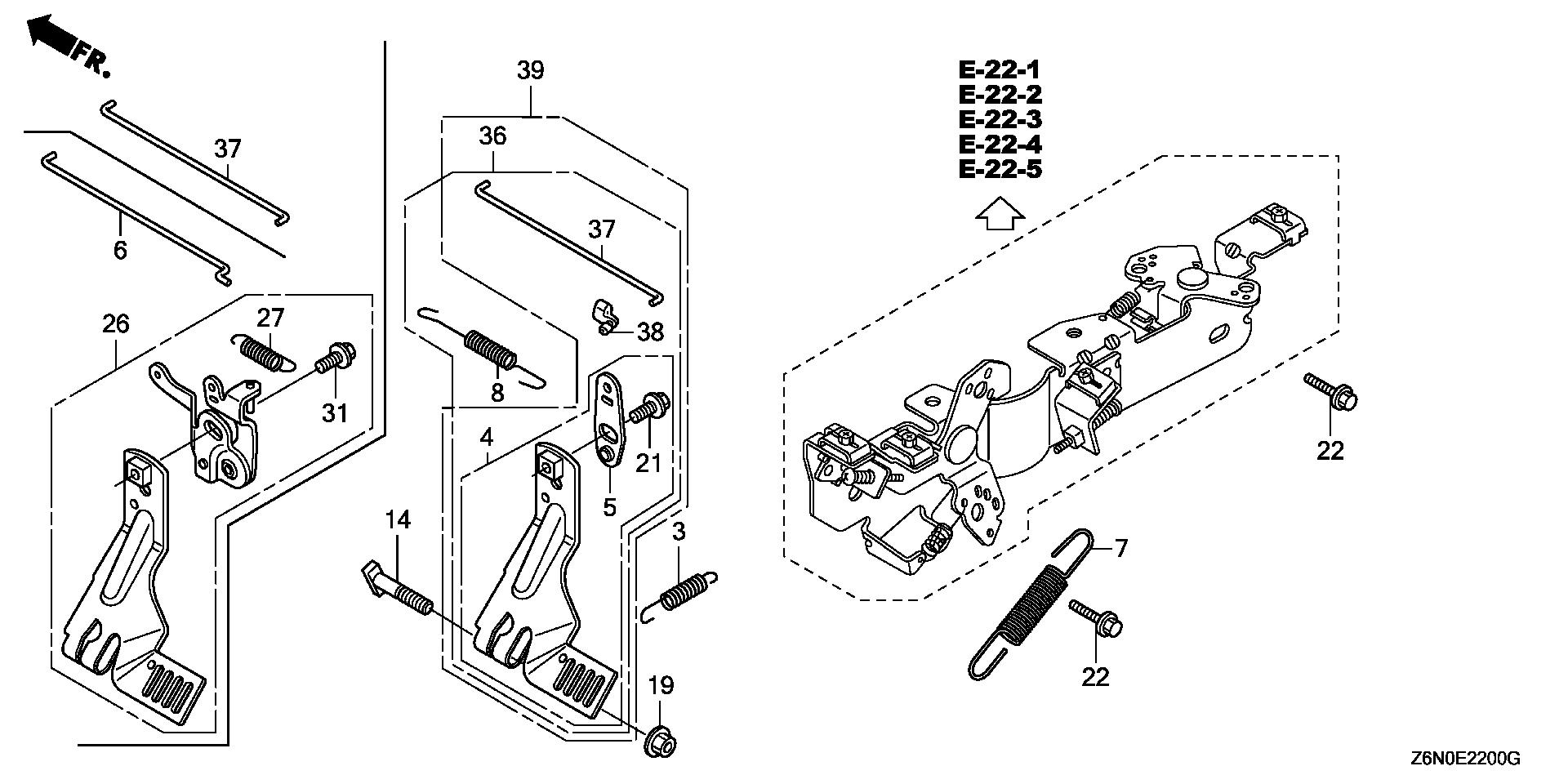 Parts for Engines GX GX690 GX690 VXC2 GDACK-1000001-9999999